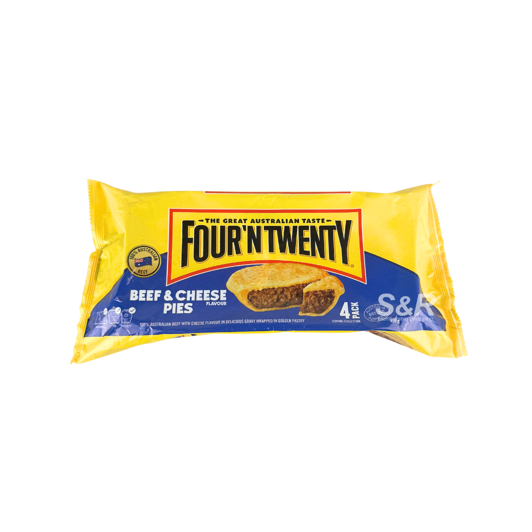 Four'n Twenty Beef & Cheese Pies 480g Four'n Twenty Beef & Cheese Pies 480g